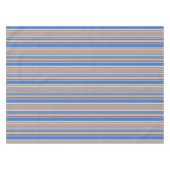 Nappe Bandes Brown et bleues (Devant (Horizontal))
