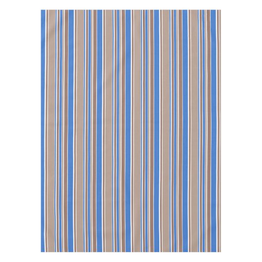 Nappe Bandes Brown et bleues (Devant)