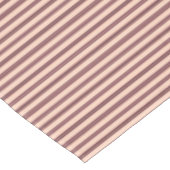 Nappe Bandes brunes rose mignonnes (Angle)