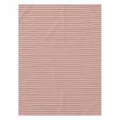 Nappe Bandes brunes rose mignonnes (Devant)