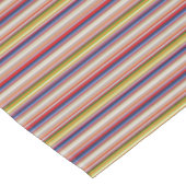 Nappe Bandes chaudes et colorées (Angle)