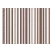 Nappe Bandes de bonbons brun et blanc chocolat (Devant (Horizontal))