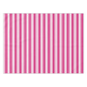 Nappe Bandes de bonbons cerises et blanches (Devant (Horizontal))