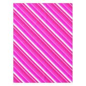 Nappe Bandes de bonbons en couches - rose et fuchsia (Devant)