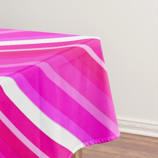 Nappe Bandes de bonbons en couches - rose et fuchsia (In Situ)