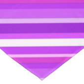 Nappe Bandes de bonbons en couches - violet et orchidée (Angle)