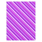 Nappe Bandes de bonbons en couches - violet et orchidée (Devant)