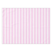 Nappe Bandes de bonbons rose clair et blanc (Devant (Horizontal))