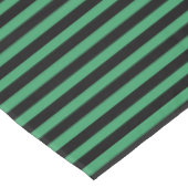 Nappe Bandes de bonbons vert et noir (Angle)