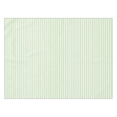 Nappe Bandes de bonbons vert pâle et blanc (Devant (Horizontal))
