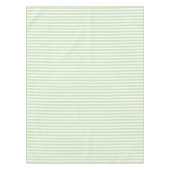 Nappe Bandes de bonbons vert pâle et blanc (Devant)
