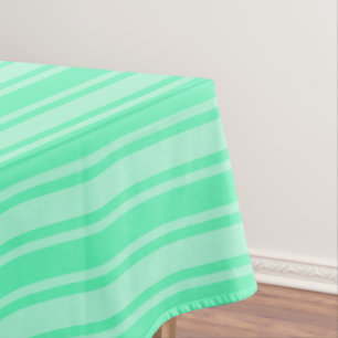 Nappe Bandes de bonbons vertes à la menthe