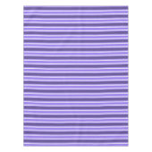 Nappe Bandes de bonbons violettes et blanches (Devant)
