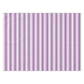 Nappe Bandes de bonbons violettes et blanches (Devant (Horizontal))