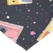 Nappe Bandes de cassettes rétro dans l'espace cosmique (Angle)