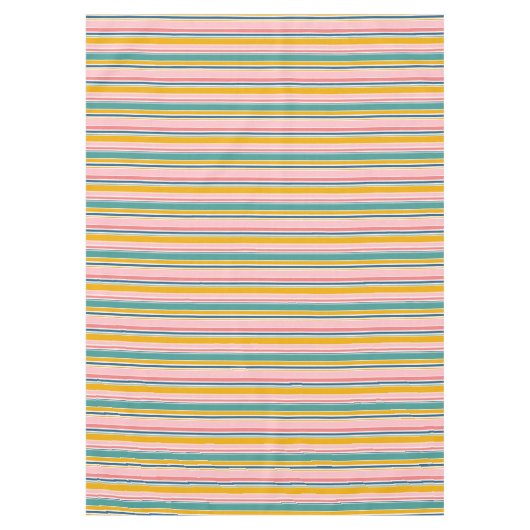 Nappe Bandes de couleurs à thème de plage (Devant)