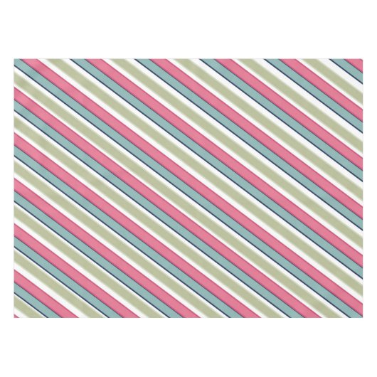 Nappe Bandes de couleurs délicates (Devant (Horizontal))