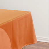Nappe Bandes de géométrie rétro Cercles orange (In Situ)