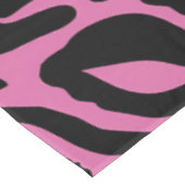 Nappe Bandes de Poster de animal rose et noir (Angle)