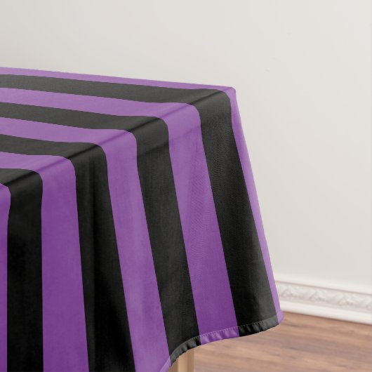 Nappe Bandes de sorcière violette et noire avec motif d' (In Situ)
