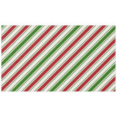 Nappe Bandes de Sucre de canne rouge et vert (Devant (Horizontal))