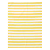 Nappe Bandes de transats jaunes et blancs (Devant)