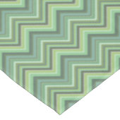Nappe Bandes de zigzag vert olive (Angle)