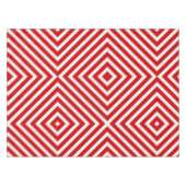 Nappe Bandes diagonales blanches rouges (Devant (Horizontal))
