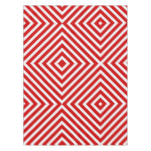 Nappe Bandes diagonales blanches rouges (Devant)