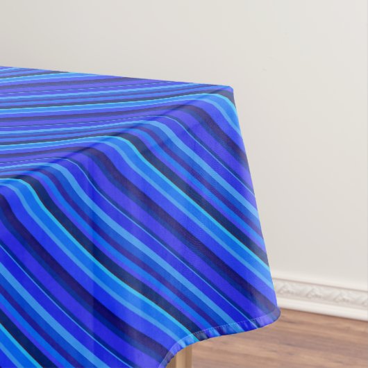 Nappe Bandes diagonales bleues (In Situ)