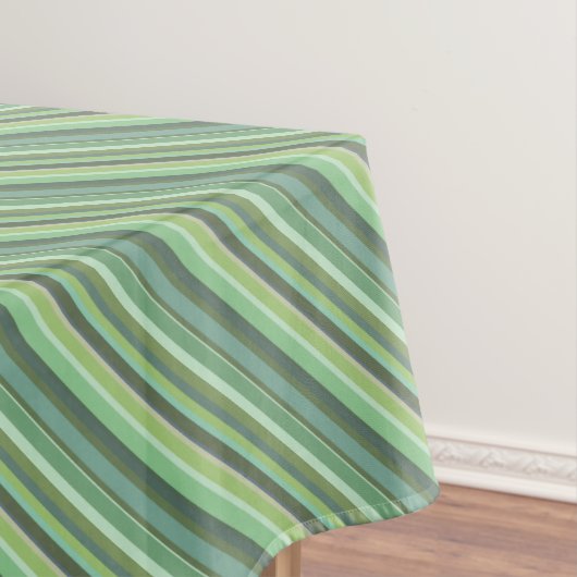 Nappe Bandes diagonales vert olive (In Situ)