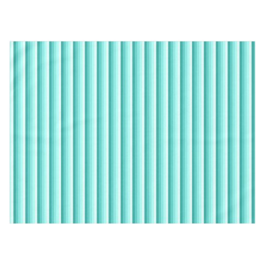 Nappe Bandes d'ombre turquoise (Devant (Horizontal))