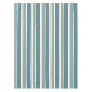 Nappe Bandes du milieu du siècle rétro Ocean Green
