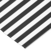 Nappe Bandes horizontales en noir et blanc tendance (Angle)