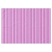 Nappe Bandes horizontales lilas rose avec décor pois pol (Devant (Horizontal))