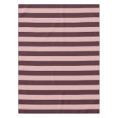 Nappe Bandes marron et roses (Devant)