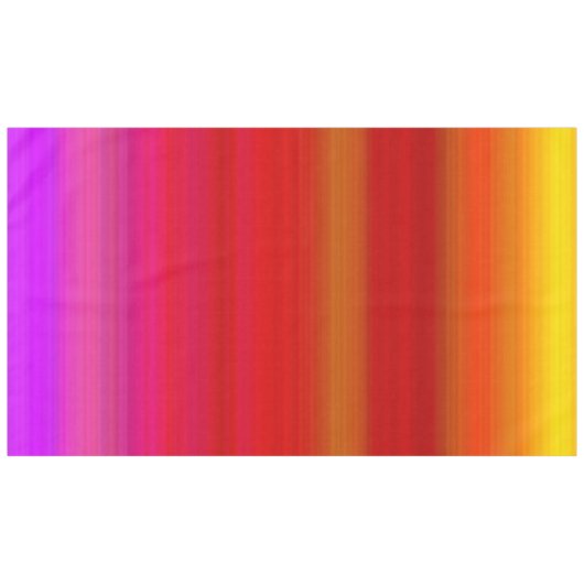 Nappe Bandes multicolores Abstraites (Devant (Horizontal))