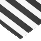Nappe Bandes noires et blanches à motifs d'Halloween (Angle)