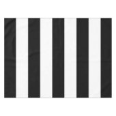 Nappe Bandes noires et blanches, Motif rayé, Lignes (Devant (Horizontal))