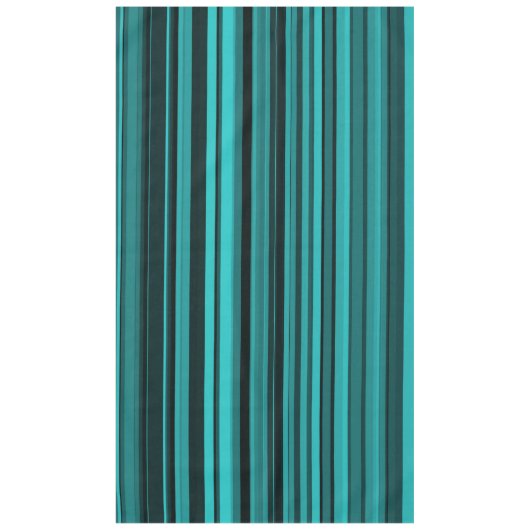 Nappe Bandes noires turquoises (Devant)