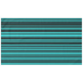 Nappe Bandes noires turquoises (Devant (Horizontal))