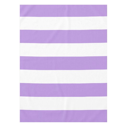 Nappe Bandes pourpres, Blancs, Motif rayé (Devant)