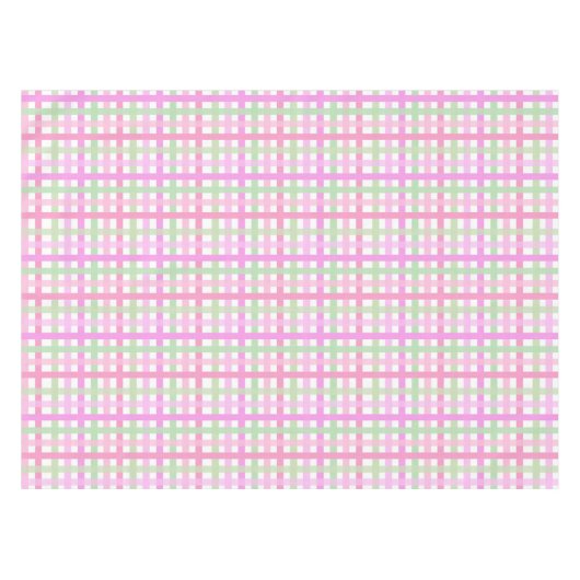 Nappe Bandes, rose, vert (Devant (Horizontal))