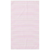 Nappe Bandes, rose, vert (Devant)