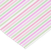 Nappe Bandes, rose, vert (Angle)
