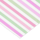 Nappe Bandes, rose, vert (Angle)