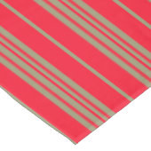Nappe Bandes rouge et or (Angle)