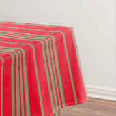 Nappe Bandes rouge et or (In Situ)