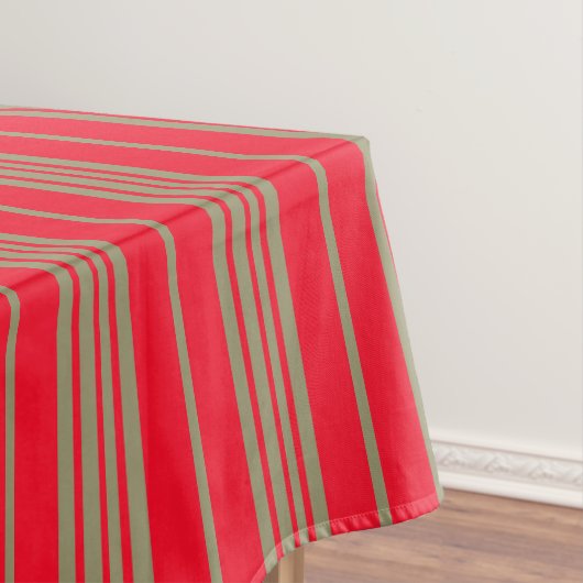 Nappe Bandes rouge et or (In Situ)
