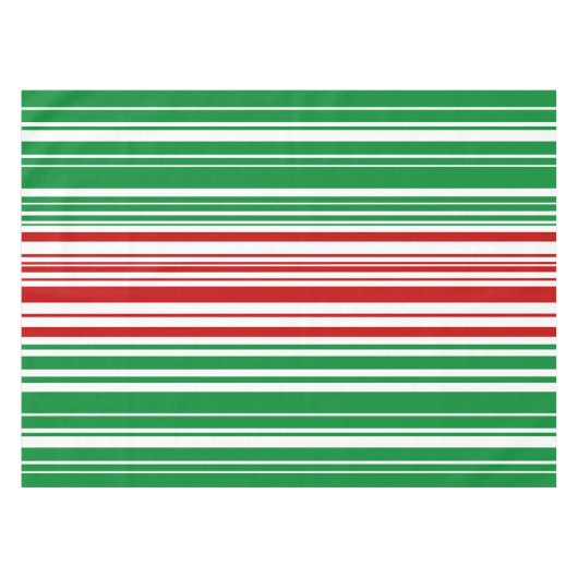 Nappe Bandes rouges et vertes (Devant (Horizontal))